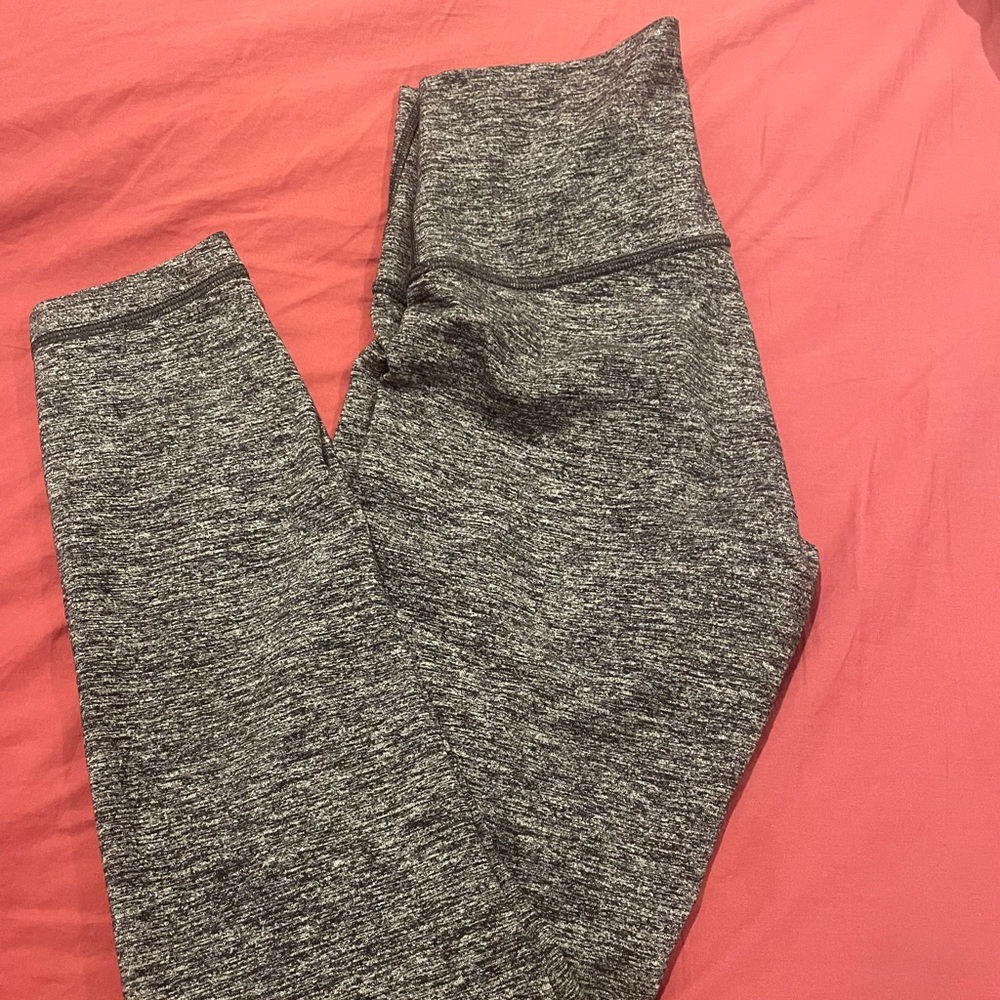 Six 6 worn once lulu leggings, wonder under